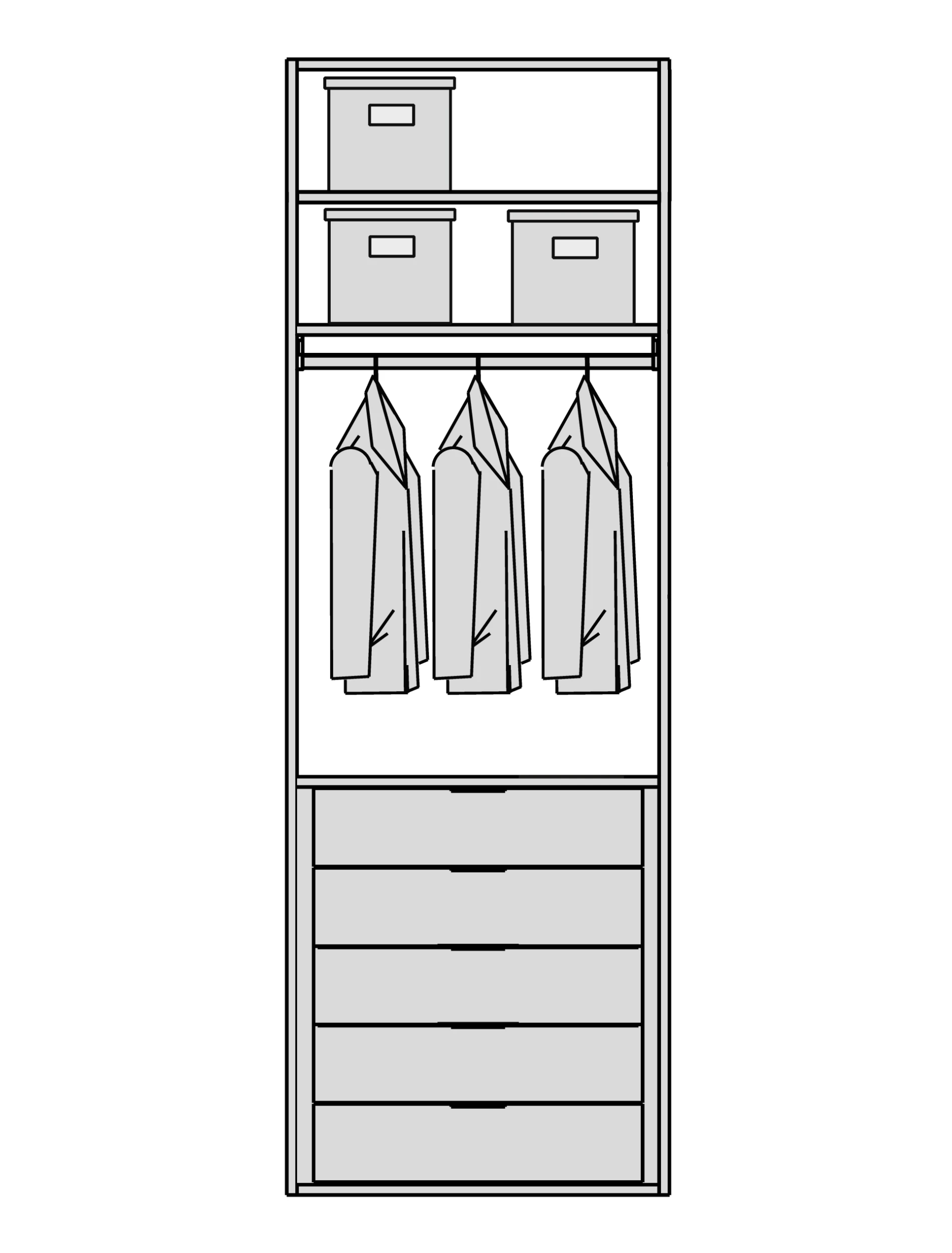 FORMINA, модуль M15.Размеры: 750х580х2065 мм (ШхГхВ).163 200 ₽