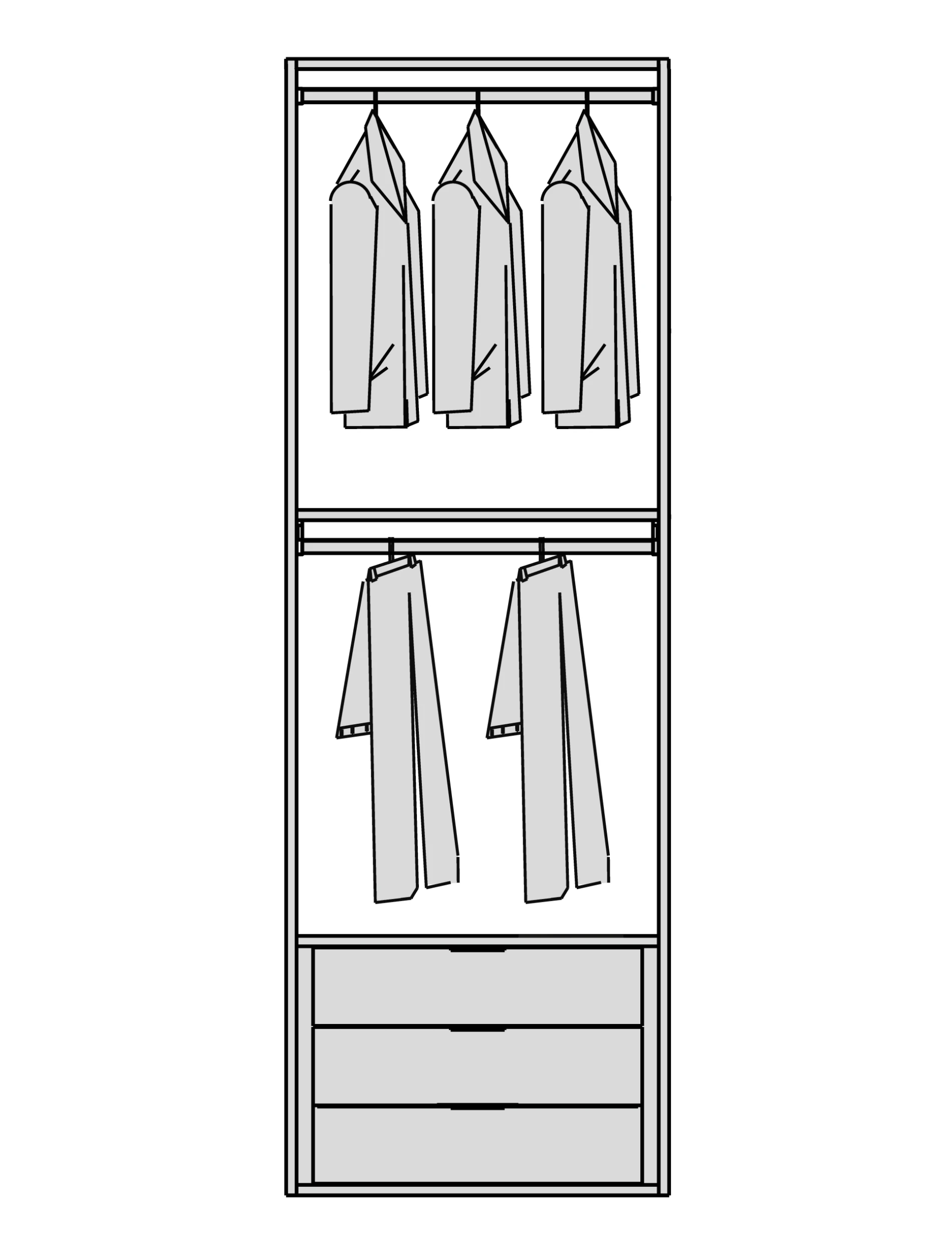 ФОРМИНА | FORMINA, модуль M11.Размеры: 750х580х2065 мм (ШхГхВ).185 400 ₽