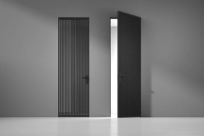 СЛИМ, Ритмо | SLIM, Ritmo<br>Двери с алюминиевыми рейками