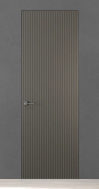 TREND-60, модель Step-V, матовая эмаль L14 Ombra. "Скрытый" короб INVISIBLE.